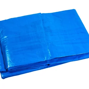 Lona Toldo Multiusos Azul con ojetillos de metal 4x5 mts. Poly Tarp