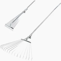 Rastrillo Barre Hojas Metálico Ajustable Môller