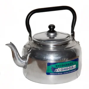 Tetera De Aluminio 2 Lt. Enlozados Cóndor