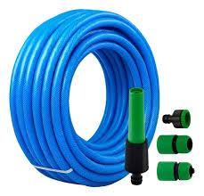 Manguera de Jardín Celeste Con Accesorios (5 mts.) Valprik
