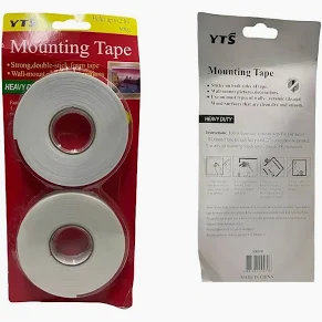 Pack de 2 Cintas Doble Contacto, Foam Espuma (18mm X 4mts c/u) YTS