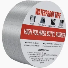 Cinta Tapagoteras de Butilo 5cm x 10 mt